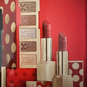 Estee Lauder Lipstick set, eyeshadow palette and lip gloss